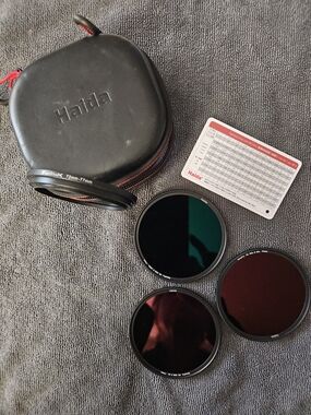 Haida NanoPro MC ND 77mm 3-Filter Kit with Hard Case, Exposure Card & Fotodiox 7
